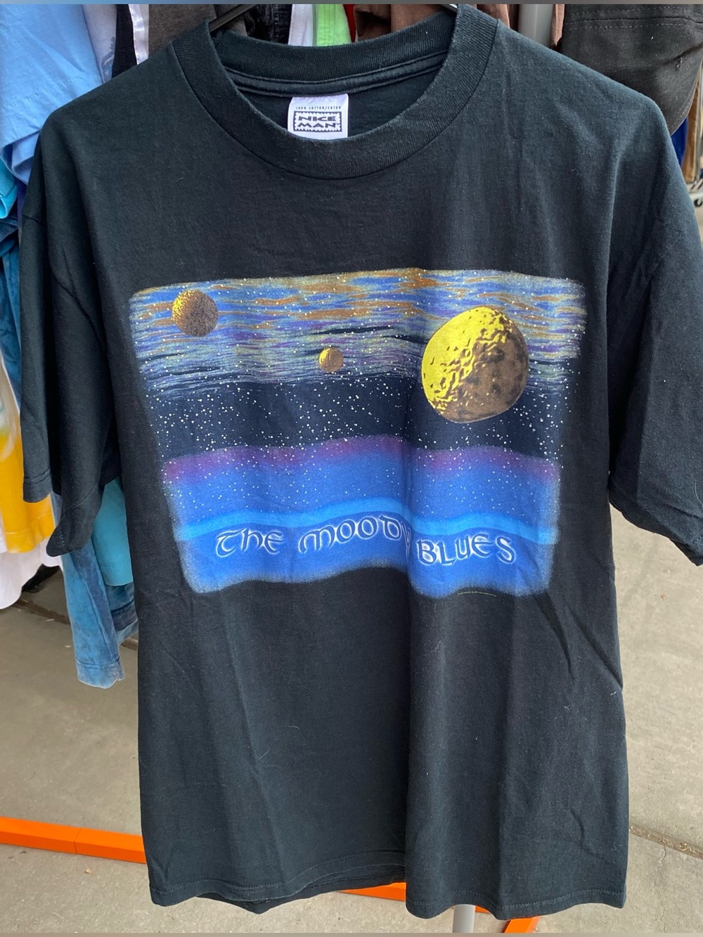 Vintage The Moody Blues 1998 Concert Tour T Shirt Rock Band Black Large